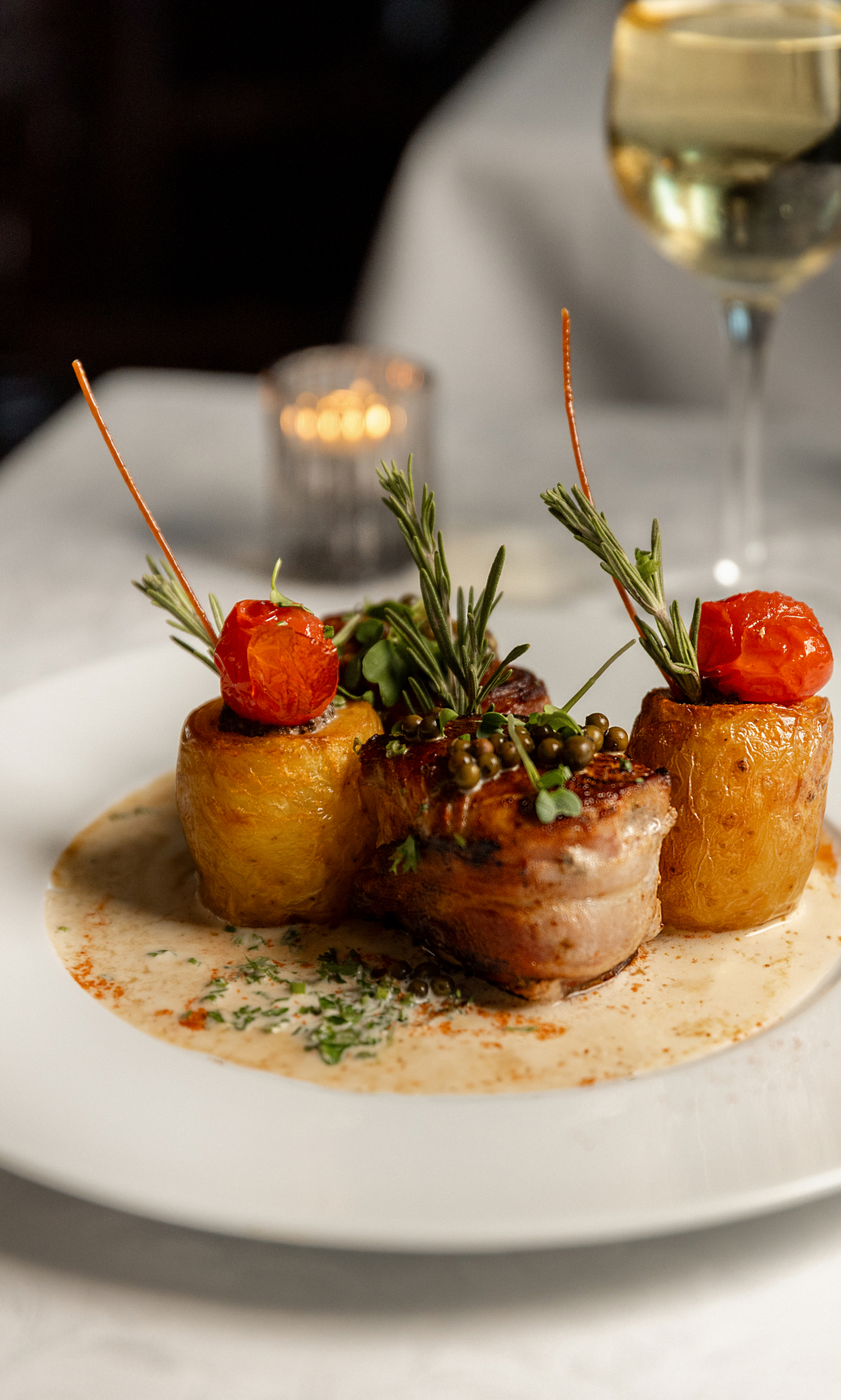 Plated main course